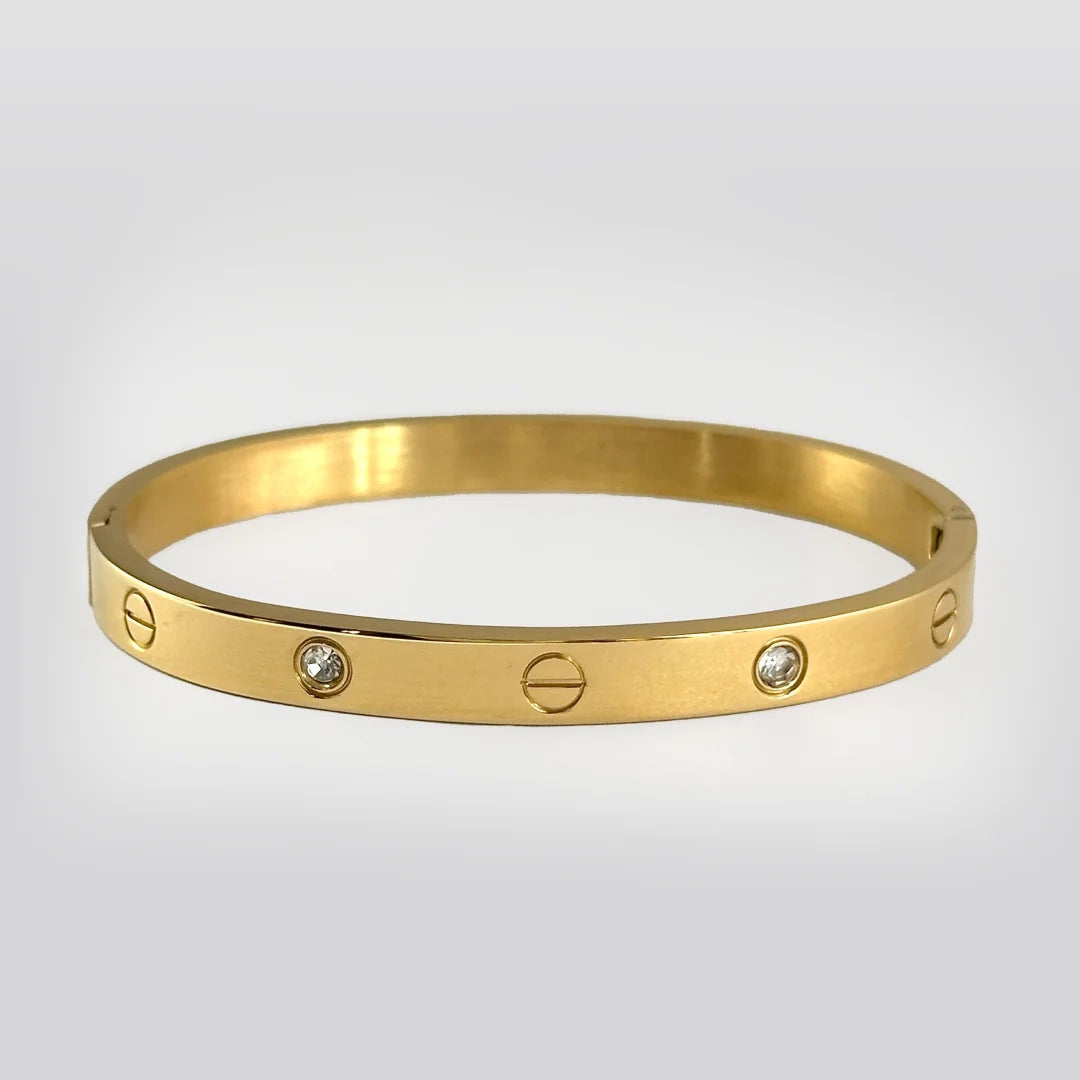 Cartier Inspired Clover Bangle