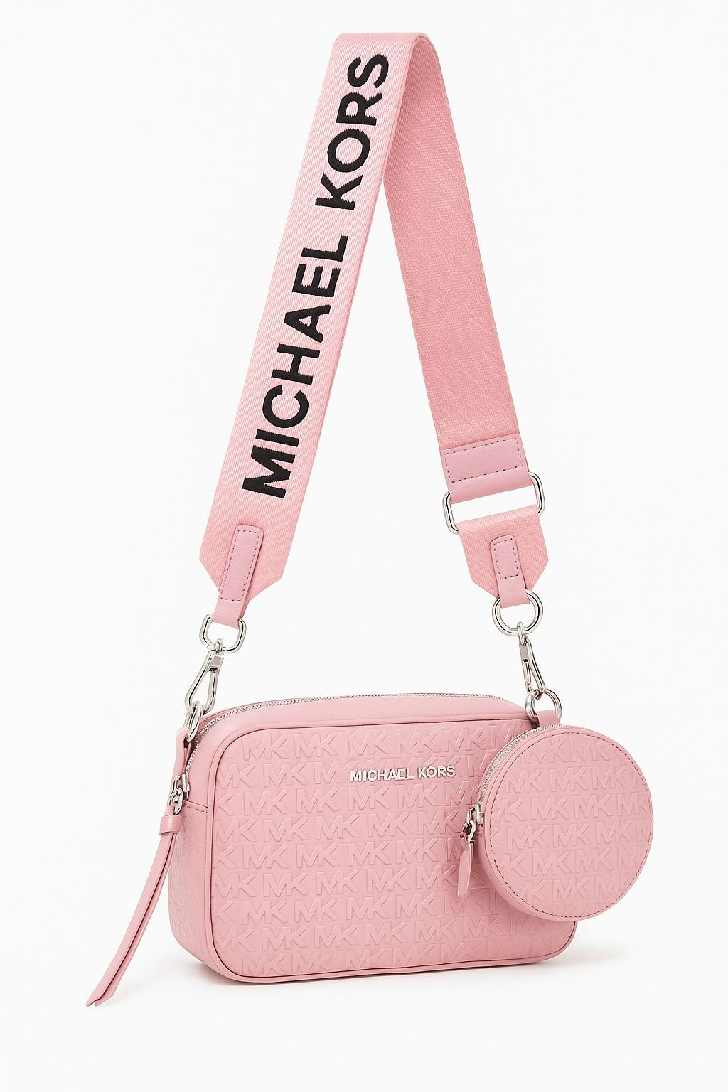Michael Kors Signature Logo Camera Crossbody Bag