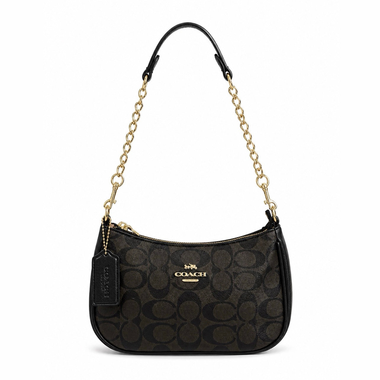 Coach Teri Mini Shoulder Bag In Signature Canvas