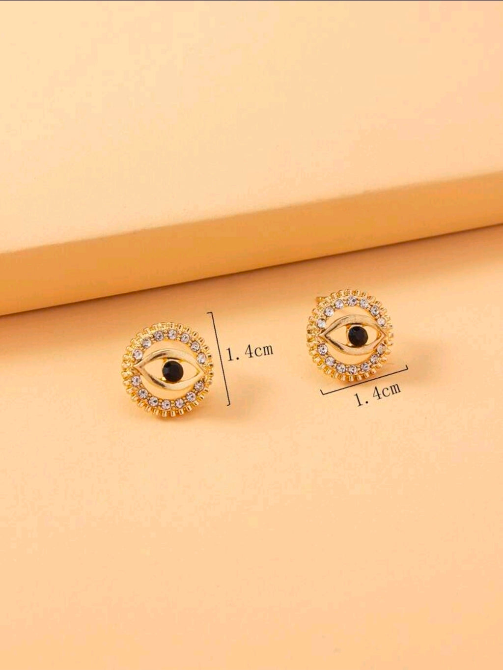 Evil Eye Earings (Rhinestone)