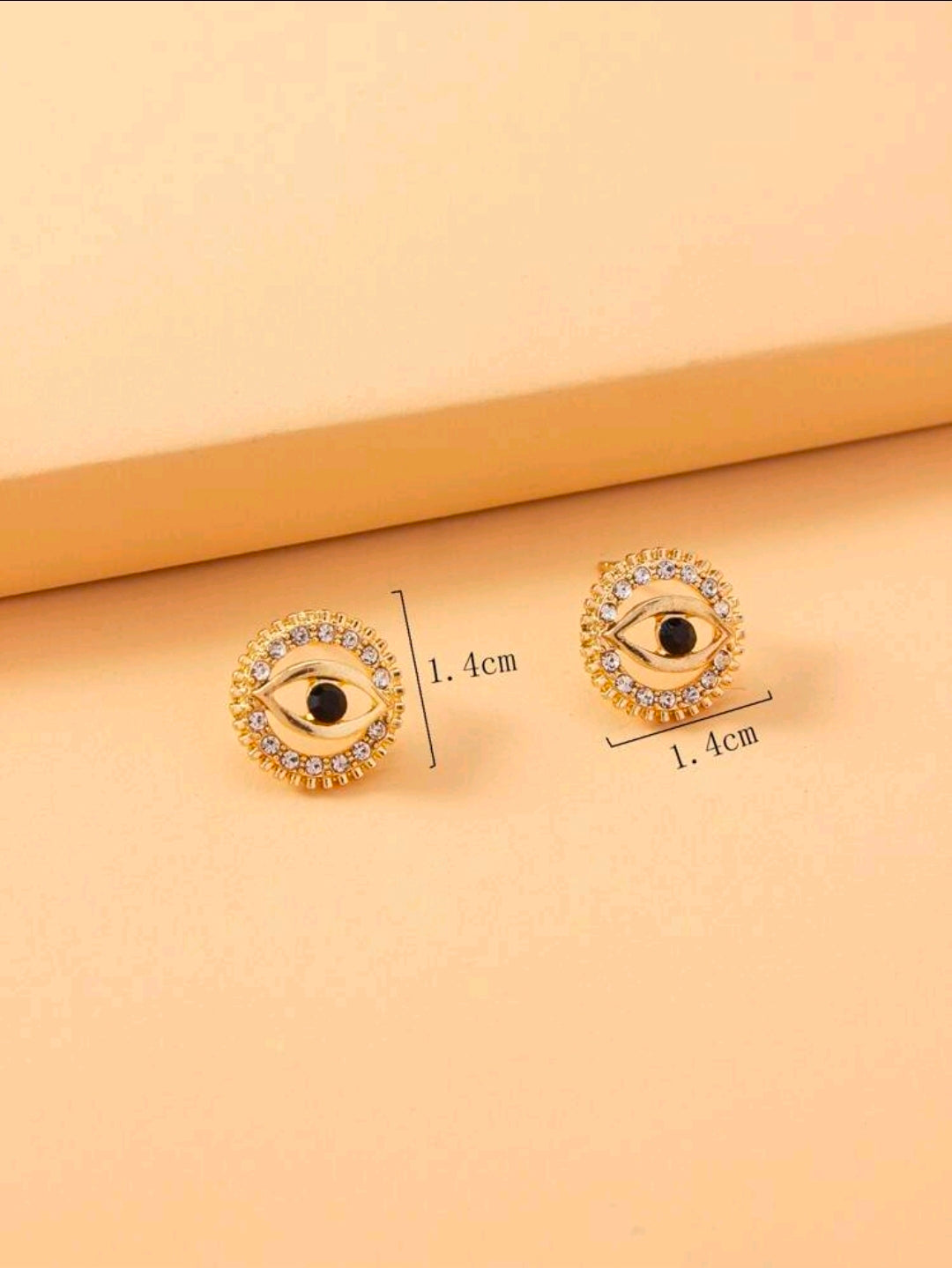 Evil Eye Earings (Rhinestone)