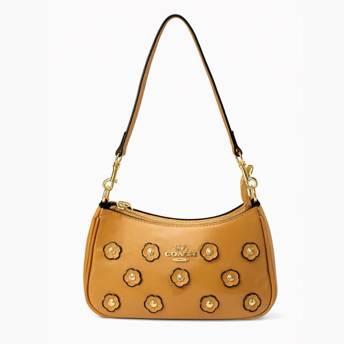 Coach Mini Teri Crossbody Bag With Floral Appliqué