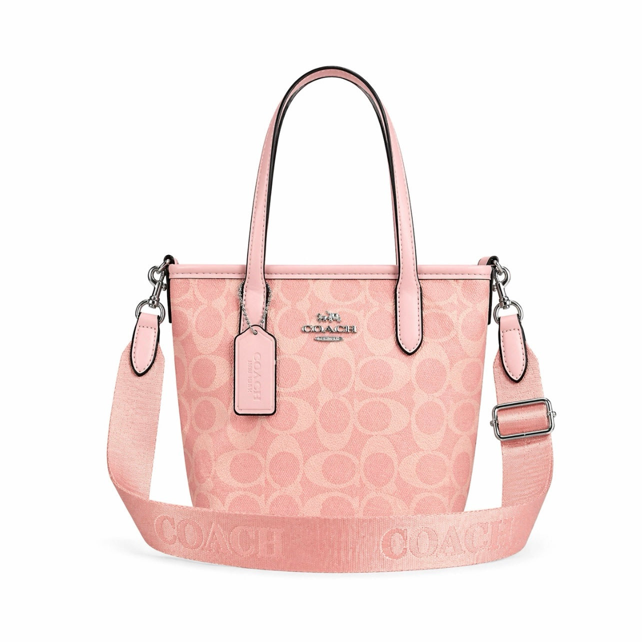 Coach City Mini Tote Bag In Signature Canvas
