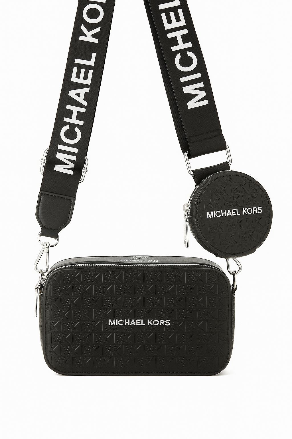 Michael Kors Signature Logo Camera Crossbody Bag