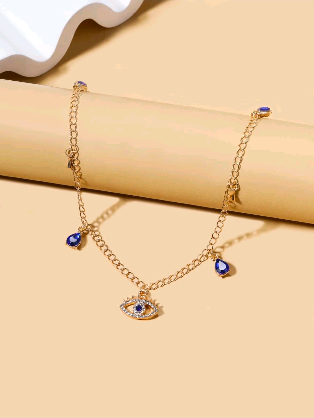 Evil Eye Necklace (Rhinestone)