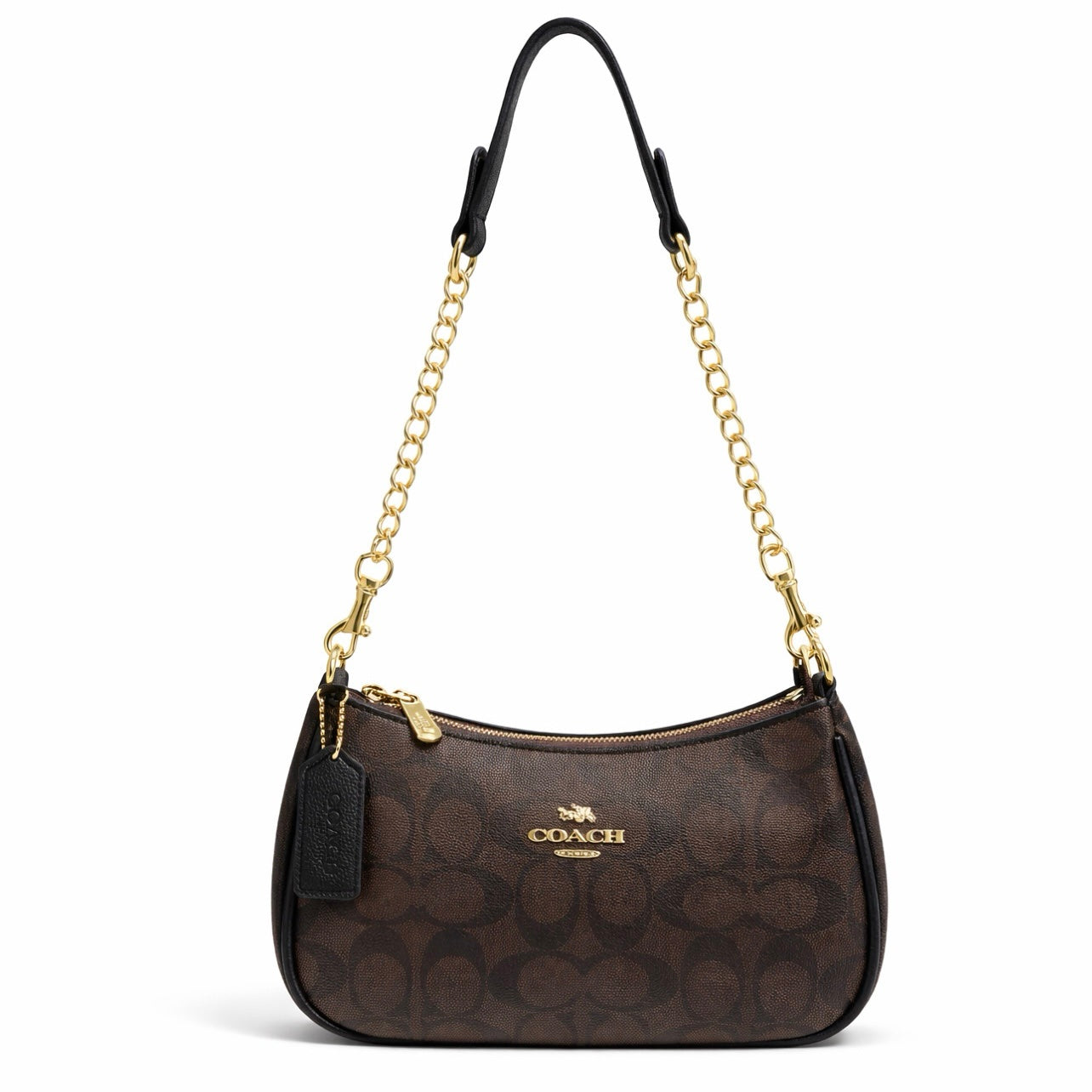 Coach Teri Mini Shoulder Bag In Signature Canvas