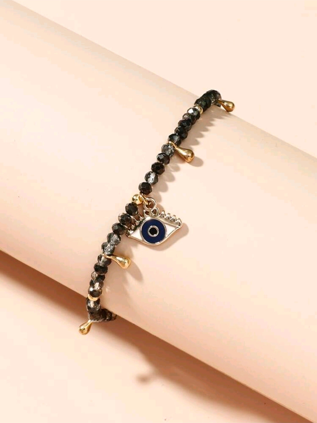 Evil Eye Ankle Bracelet (Rhinestone)