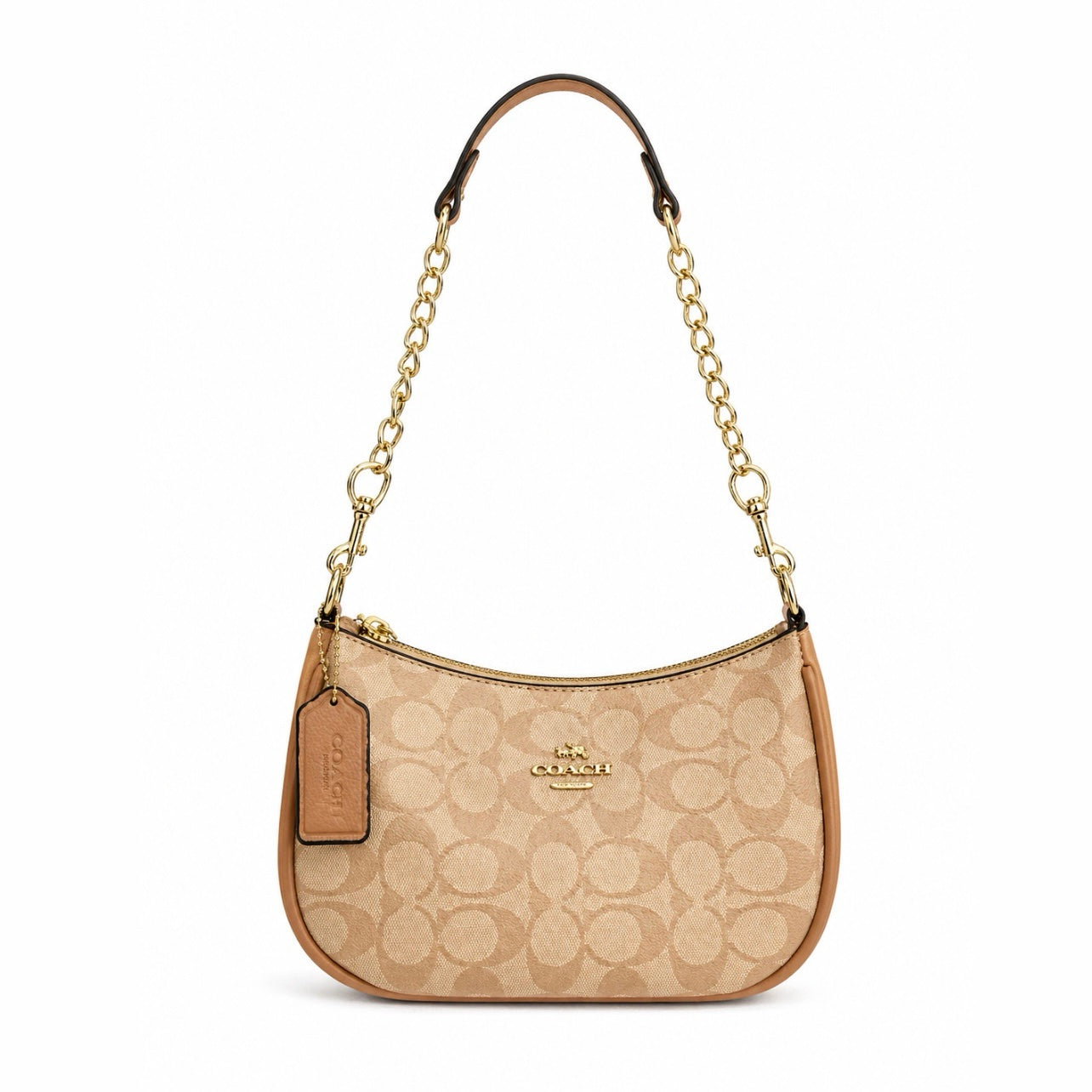 Coach Teri Mini Shoulder Bag In Signature Canvas
