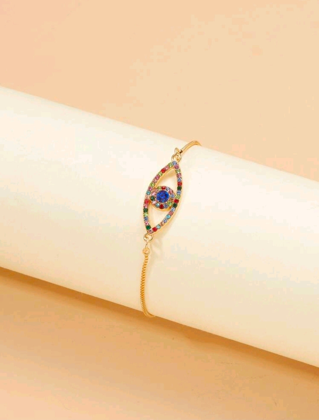 Evil Eye Bracelet (Rhinestone)