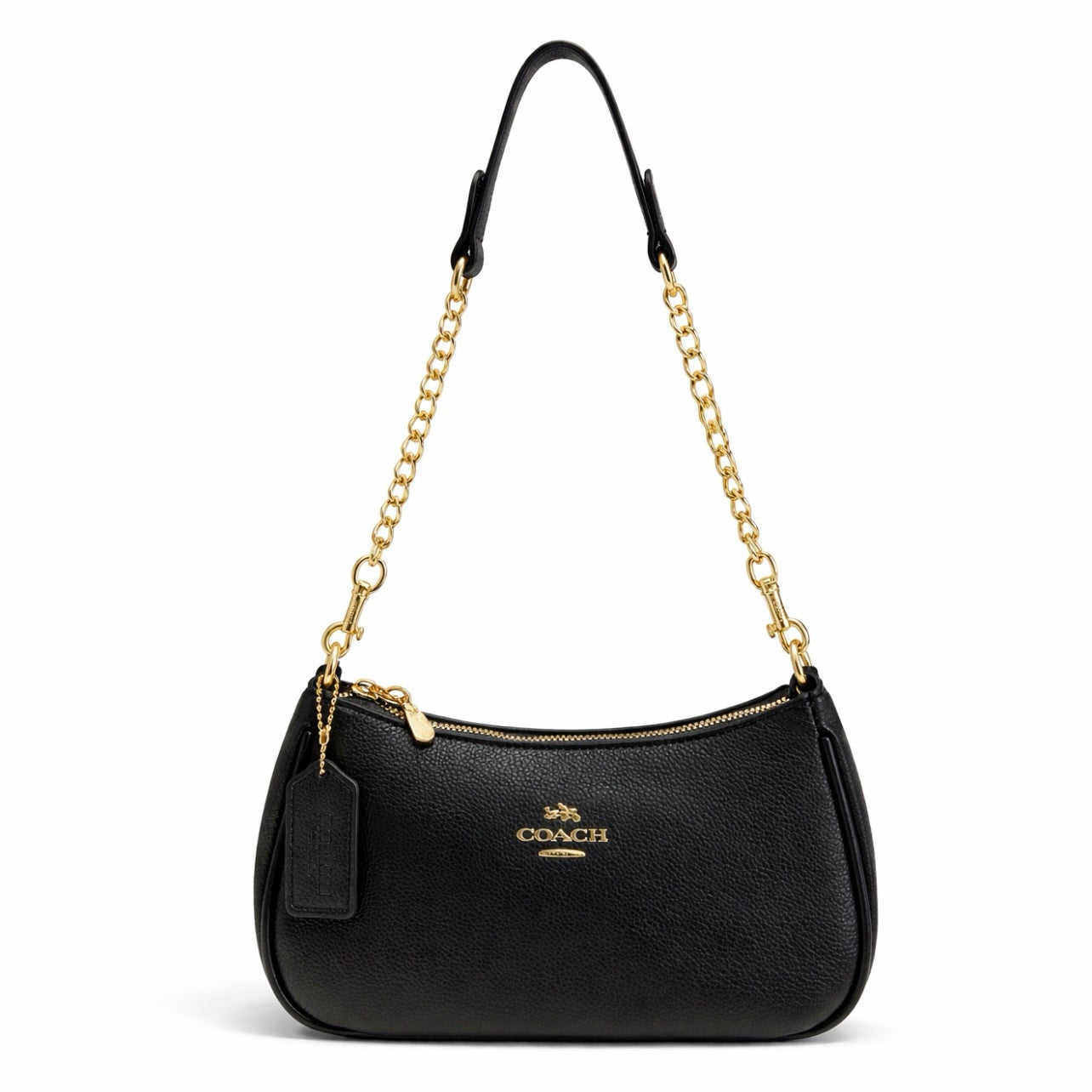 Coach Teri Mini Shoulder Bag In All Black