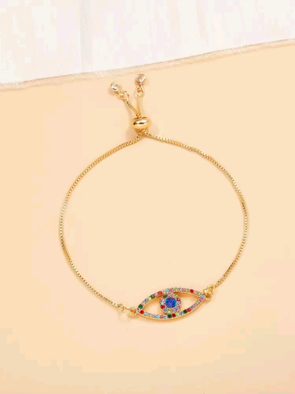 Evil Eye Bracelet (Rhinestone)